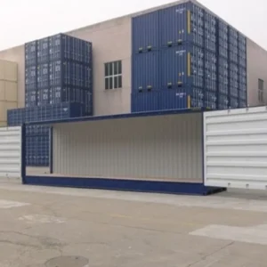 40ft/12m open-sided shipping container: Full side access for easy loading and storage