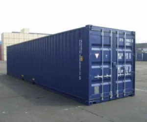 Used 45t, high-volume shipping container suitable for cargo transport
