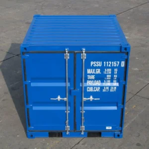 Compact 8ft container: safe solution for small storage spaces