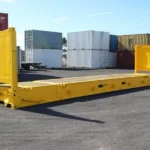 20ft/6m Flat Rack Shipping Container: Solution for heavy and oversized loads