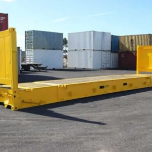 20ft/6m Flat Rack Shipping Container: Solution for heavy and oversized loads