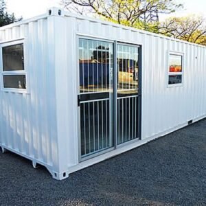 Converted 40ft office container: Mobile workspace solution